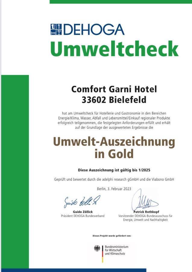 Comfort Garni Stadtzentrum Hotel Bielefeld Dış mekan fotoğraf